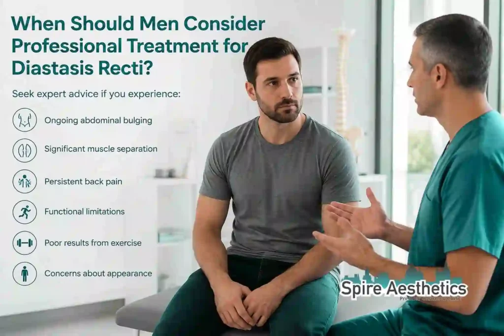 When Should Men Consider Professional Treatment for Diastasis Recti Earls Barton?