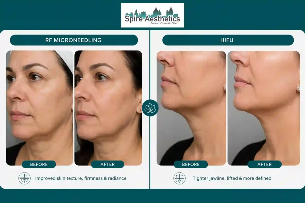 Can RF Microneedling and HIFU Be Combined Earls Barton?