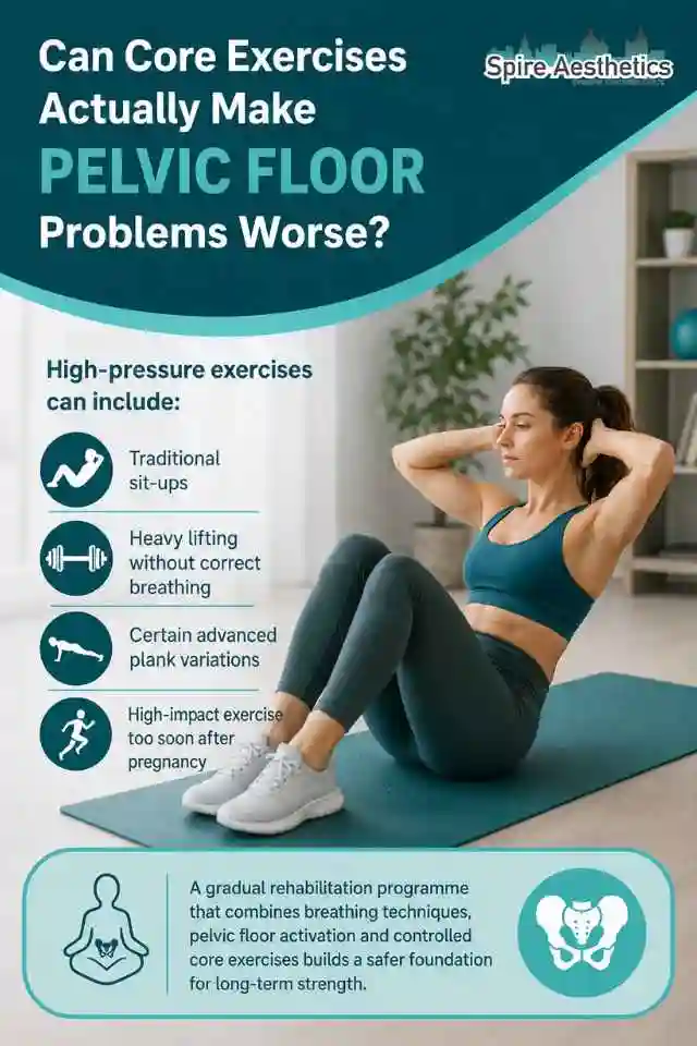 Can Strengthening Your Core Alone Actually Make Pelvic Floor Problems Worse Earls Barton?